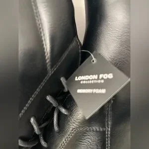 Brand New, London Fog Collection Tyler Chukka Mens 13, Black Leather Dress Shoes Shop Tyler Chukka Boots on Sale at BeyondStyle – Get 18% Off  main image 3